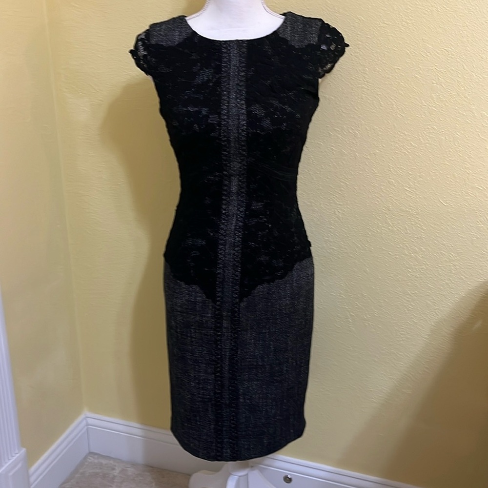 Antonia Milani black sleeveless dress size 2